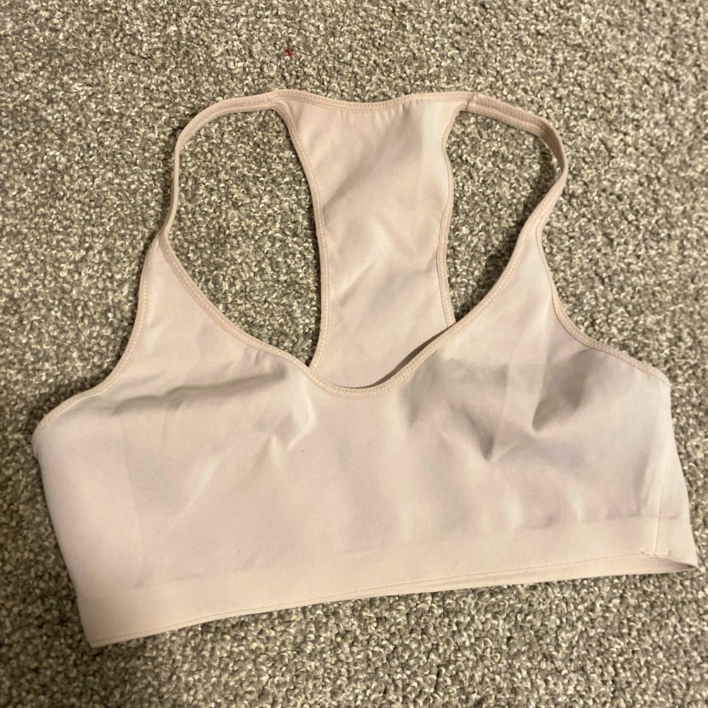 Aerie Seamless Unpadded Light Pink Bra Bralette Size Small